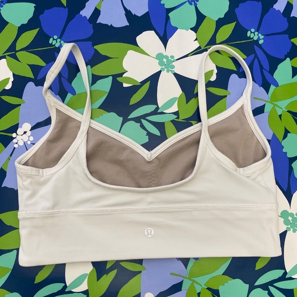 Lululemon Athletica Women's White Align Sweetheart Sports Bra Sz 10 - Picture 4 of 6